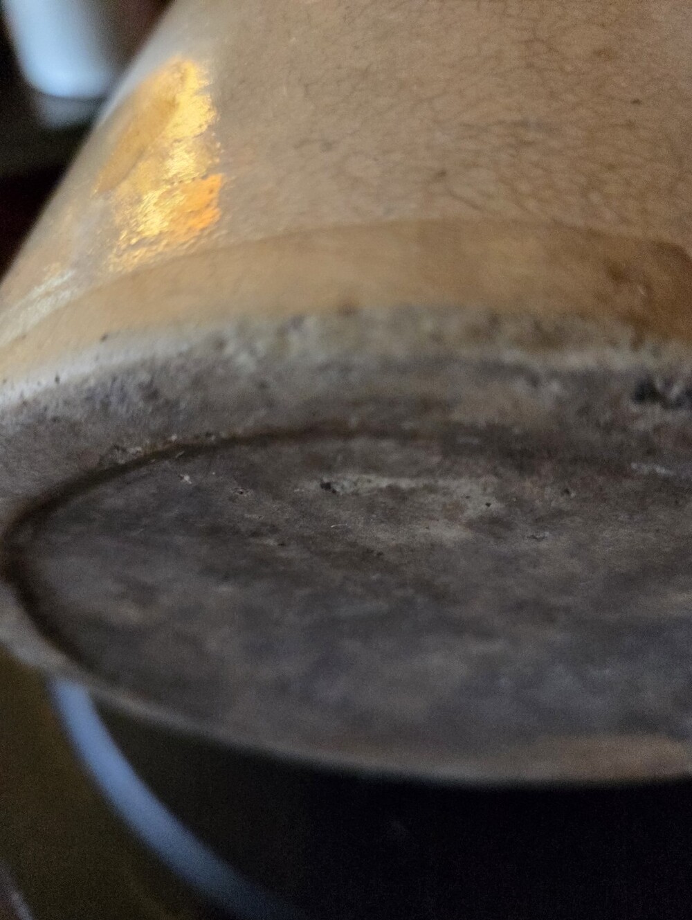 Antique Primitive Stoneware Jug Salt Crackled Glazed - Picture 12 of 14
